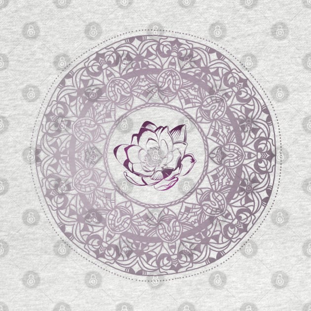 Lotus Mandala by Danispolez_illustrations